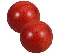 PATKAW 2pcs Wooden Hand Exercise Balls with Ergonomic Design for Muscle Relax and Versatile Use, Traditional Chinese Massage Balls Suitable for Body Parts During Travel and Business Trips