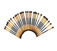 PATKAW 30pcs Double-headed Eyeshadow Brush Set for Women, Artificial Fiber Bristles Plastic Handle, Easy to Hold and Long Time Use, for Daily Use and Eye Makeup