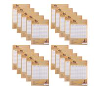 PATKAW 30pcs Reusable Wine Tasting Feedback Cards Professional Evaluation Score Sheets for Blind Tasting Workshops Parties Wine Education and Judging
