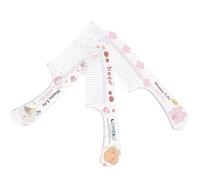 PATKAW 3pcs Cartoon Hair Combs Lovely Students Hair Combs Adorable Design Accessories