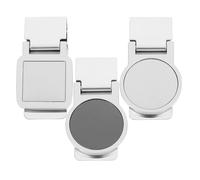 PATKAW 3pcs Stainless Steel Money Clip Set Lightweight and Not Easy to Fade with Unique Compact Design for Organising Cash and Cards in Office Or Everyday Use