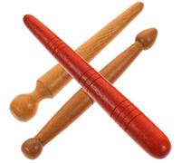PATKAW 3pcs Wooden Massage Stick Set for Full Body Reflexology and Foot Acupressure, Handheld Multi-Function Meridian Massage Tools for Neck, Face, and Foot Pressure Point Therapy