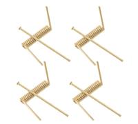 PATKAW 4pcs Spring Clip for Hair Claw Multipurpose Design Sturdy Clamping Force Golden Steel Replacement Parts for DIY Hair Accessories Projects and Professional Salon Repair