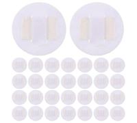 PATKAW 50pcs DIY Hair Band Pad with Elastic, 1.8 Inch Felt Base | Non Woven Fabric, round Shape with Smooth Edges, Secure Hold for Handmade Projects and Daily Use