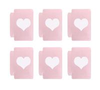 PATKAW 50pcs Portable Lash Packaging Boxes with Window Design, Pink Paper Eyelash Storage Containers for Organising False Eyelashes at Home or On-the-go