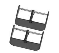 PATKAW 5pcs Stainless Steel Watch Band Buckle Clasp for Silicone and Leather Watchbands, Simple Style, Easy to Install, Sturdy and Not Easy to Break, Suitable for Replacement and Repair