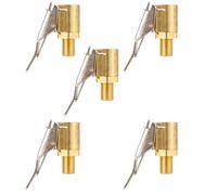 PATKAW 5pcs Thread Air Chuck Tire Connector for Car Tire Inflation, Brass and Copper Material, Efficient and Easy to Carry, Suitable for 8mm Diameter Hose, Professional Air Pump Accessory