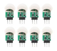 PATKAW 8pcs Motion Sensor Module, SR312 Human Body Pyroelectric Module