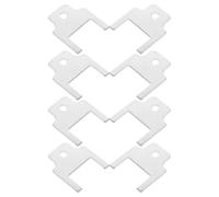 PATKAW 8pcs Universal Toilet Paper Dispenser Key Replacement, Metal Iron Material with Compact Design and General Compatibility for Paper Towel Dispensers in Schools and Transit Stations