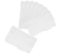 PATKAW 8pcs White Cotton Pads for Makeup Removal and Personal Care, Thickened Pearl Pattern Design Soft Cotton Squares for Daily Skin Care and Wet Use