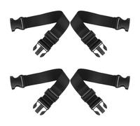 PATKAW Adjustable Elastic Waist Bag Straps 5cm Wide X 50cm 4pcs with Nylon Buckle Backpack Attachment, and Universal Luggage Strap Extension for Fanny Pack