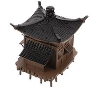 PATKAW and Design Options with Placement Lightweight Versatile Landscape Pavilion Figurine Resin Ornament for Zen Garden Decoration Garden Bonsai