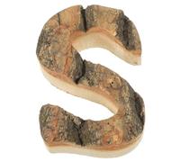 PATKAW Arabic Number Sign Wood Letters Wooden Bark Craft Rustic Decorative with Smooth Finish, Educational Easy to Decorate for Home Wall Decor and Banquet Use