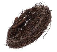 PATKAW Artificial Bird Nest Ornament Rattan Decorative Nest for Easter and Outdoor Garden Display