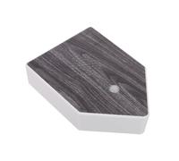 PATKAW Bird Singing Speaker with Calming Nature Sounds and Battery Powered Function, Elegant Walnut Wood Grain Plastic Design for Bedside and Bathroom Relaxation