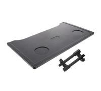 PATKAW Black 1 Detachable Wheelchair Tray Table with Cup Holder Thickened Plastic and Stainless Steel Lengthened Widening Design for Reading and Storing Items on Home Chair