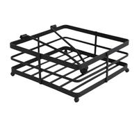 PATKAW Black Iron Napkin Holder for Tabletop with Sturdy Bottom Heightening Design, Fine Workmanship, Year-Round Use, for Bar and Room Table Napkin Organiser