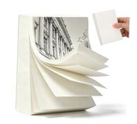 PATKAW Blank Paper Note Pad Memo and Scratch Pad White Paper Compact Lightweight for Office Professional Use Quick Memos