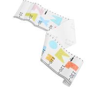 PATKAW Boys and Measuring Chart Wall Sticker 20X200Cm Self-Adhesive Height Growth Chart Animal Pattern for Bedroom and Nursery Decoration