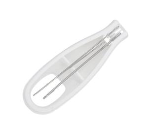 PATKAW Button Hook Dressing Aid Dressing Aid Assist Tool with Non-Slip Handle Acrylic and Steel Material for Easy Buttoning on Dresses and Buttons for Women and Those with Arthritis