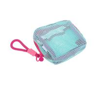 PATKAW Compact Mesh Travel Cosmetic Bag with Wire Mesh Cloth Material, Shape, Multifunctional Storage Pouch for Organising Toiletries and Accessories, for Travel and Office Use