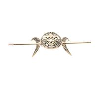 PATKAW Crescent Moon Hairpin Metal Hair Clip for Women, Robust Alloy Material with Hollow Design, Multi-functional Use Suitable for Daily Life and Work, Stylish Chinese Hanfu Hair