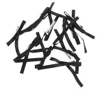 PATKAW Cute Black Bow Hair Clips Safe and Secure Hold Metal and Fabric Material 10 Pcs for Women and Girls for Prom and Banquet Hair Accessories