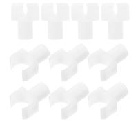PATKAW Drive Wheelchair Replacement Parts Easy to Operate 10pcs Seat Rail Guide in White Abs Material, Improves Comfort and Stability Suitable for Wheelchair Seat Rail Support