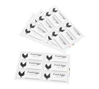 PATKAW Egg Produce Date Sticker Sheets Self-Adhesive White Labels for Egg Cartons with Easy Peel Feature Suitable for Farmers Market and Small Farm Business 40 Sheets