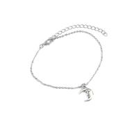 PATKAW Elegant Moon Shape Anklet for Women, Alloy Plating, Comfortable to Touch, Portable Carry, Beach Anklet Bracelet and Foot Jewelry Accessory