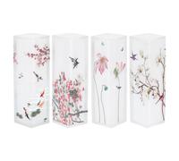 PATKAW Elegant Refillable Lipstick Tubes 4Pcs Set Frosted Semi- Containers for Homemade Lip Balm and Cosmetic Storage