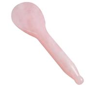 PATKAW Face Massage Board Facial Massaging Scraping Board Tool Pink Crystal Jade Stone with Smooth Surface and Safe Comfortable Design for Acupuncture Therapy and Spa Care Aging Massage