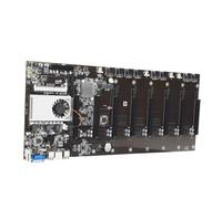 PATKAW Gpu Mining Motherboard Miner Motherboard Ddr3 Memory Integrated Vga Interface Black Pcb for High-performance Computing