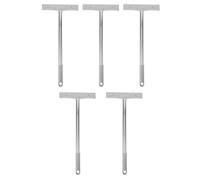 PATKAW Handheld Signboard Holders Easy to Handle 5pcs Stainless Steel with Ergonomic Grip, Two-sided Display Sign Sticks for Grand Ceremonies and Greeting Guests the Airport