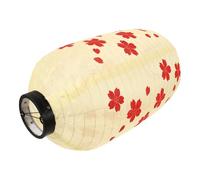 PATKAW Japanese Style Silk Lantern Hanging Ornament with Cherry Blossoms Design, Fine Workmanship, Lantern Shape, for Outdoors and Tree Decoration, Chic and Delicate Outdoor Lighting