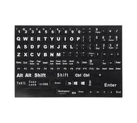 PATKAW Laptop Sticker Cover Keyboard Letters Replacement Stickers English Pvc Material for Computer Keyboard Language Conversion and Replacement for Old or Broken 1 Sheet Accessory