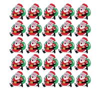 PATKAW Light up Christmas Brooch with Flashing LED Lights, Reusable Mixed Material Santa Claus Lapel Pin, Easy to Wear Cartoon Badge for Halloween Party and Other Occasions