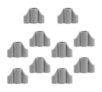 PATKAW Lightweight Plastic Crutch Replacement Three-Way Connector for Underarm Crutches 10pcs Stability Support Parts Suitable for On the Go