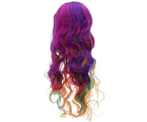 PATKAW Long Curly Cosplay Wig Imported Japan Material, Easy to Wash and Care in Harajuku Style for Women for Halloween and Costume Parties