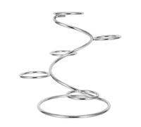 PATKAW Metal Crystal Display Stand Sphere Holder Elegant Shaped Marble Pedestal with Anti- Feature for Home Decor and Tabletop Display