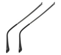 PATKAW Metal Eyeglasses Replacement Temple Arms for Outer Thread Frames, Gunmetal Color, Sturdy Metal Glasses Arms for Eyeglasses Repair and Sunglasses Accessories