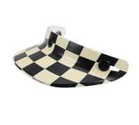 PATKAW Motorcycle Helmet Visor Replacement Sun Visor Accessory for Half Helmet Synthetic Resin Material with Compact Design and Vintage Style for Outdoor Riding