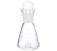 PATKAW Narrow-Mouth Borosilicate Glass Flask 50Ml Laboratory Experiment Glassware Erlenmeyer Flask with High Thermal Resistance and Chemical Stability for School and Scientific Research