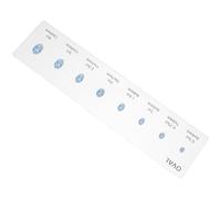 PATKAW Oval Diamond Cut Comparison Tool and Ring Measuring Ruler with Instant Visualization for Proposal Planning and Jewelry Design