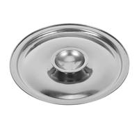 PATKAW Pan Lid 12cm Replacement Stainless Steel Small Pot Cover, Universal Saucepan Cover with0.40cm Thin Profile, Silver Metal Cookware Accessory for Frying Pan, Seasoning Jar, SauceBowl and Kitchen