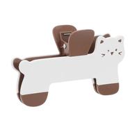 PATKAW Plastic Cat Shaped Page Holder Clip with Non-Slip Matte Finish for Papers and Documents, 5 Inch Wide Textbook Holder Clip for Classroom and Office Use