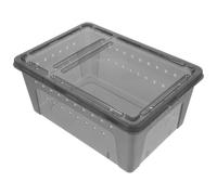 PATKAW Plastic Reptile Feeding Box for Small Pets and Geckos with Breathable Design, Easy to Observe and Convenient Use Spider Terrarium for Small Animals Showing