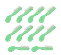 PATKAW Prison Toothbrush Green Portable Design with Soft Bristles 20pcs and Short Handle, Mini Travel Toothbrush for Oral Prisons and Psychiatric Wards