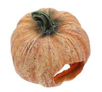 PATKAW Pumpkin and Hiding Spot Resin with Unique Shape Reptile Hideout Small Pets Cave Suitable for Hamster and Lizard in Reptile Tank Decor