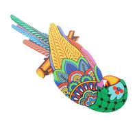 PATKAW Realistic Iron Parrot Wall Art Hanging Ornament for Home and Yard Decoration, Detailed Parrot Sculpture Suitable for Indoor and Outdoor Use